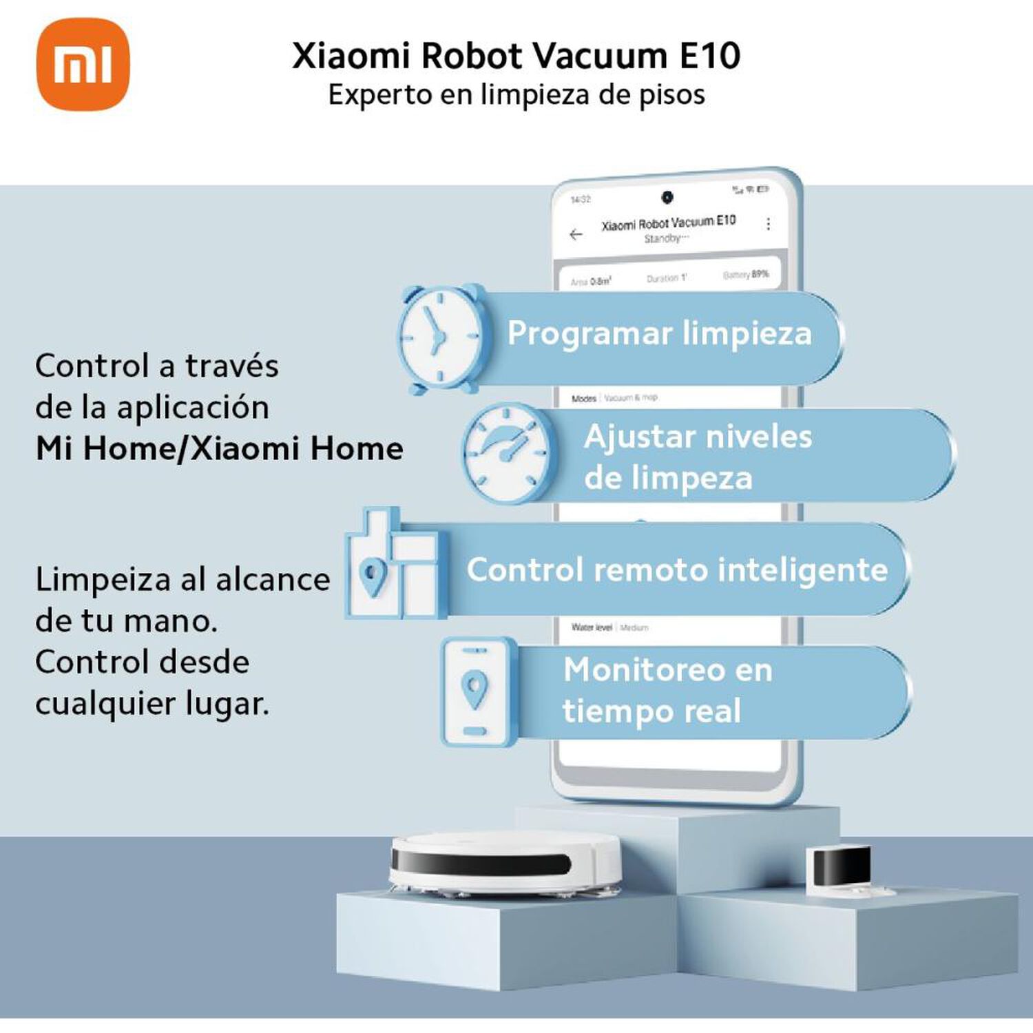 Aspiradora Robot Xiaomi Vacuum E10 image number 5.0