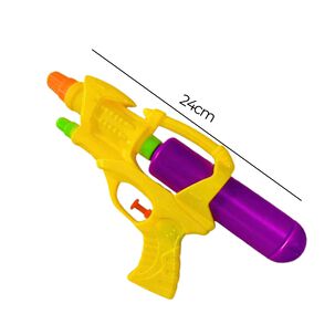 Pistola De Agua 24 Cm Juguetes De Verano Amarillo Morado