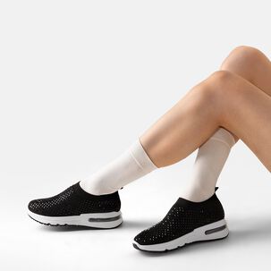 Zapatilla Deportiva Negra Mujer Weide Tfa181