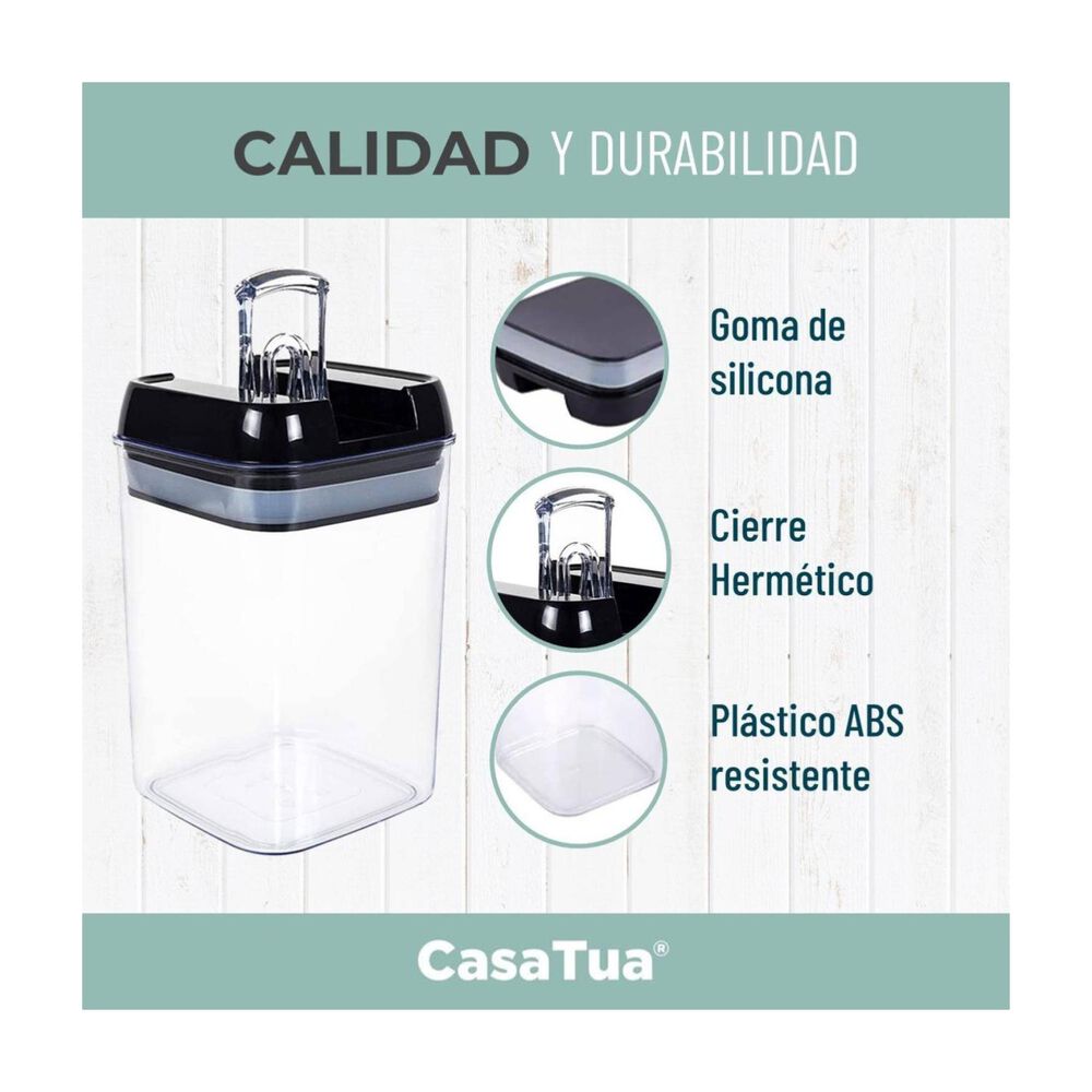 Contenedores De Alimentos Organizadores Hermetico 5 Piezas image number 3.0