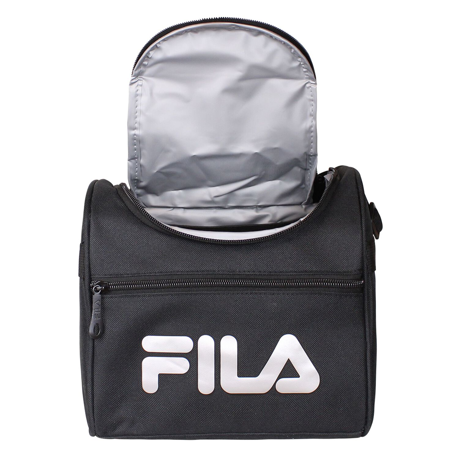 Set Fila Mochila 16lts Urbanix + Lonchera T&eacute;rmica + Estuche Spark Negro-silver image number 3.0
