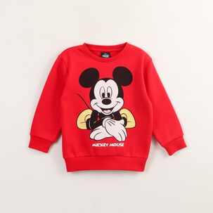 Poler&oacute;n Cerrado Ni&ntilde;o Mickey Mouse Rojo Disney