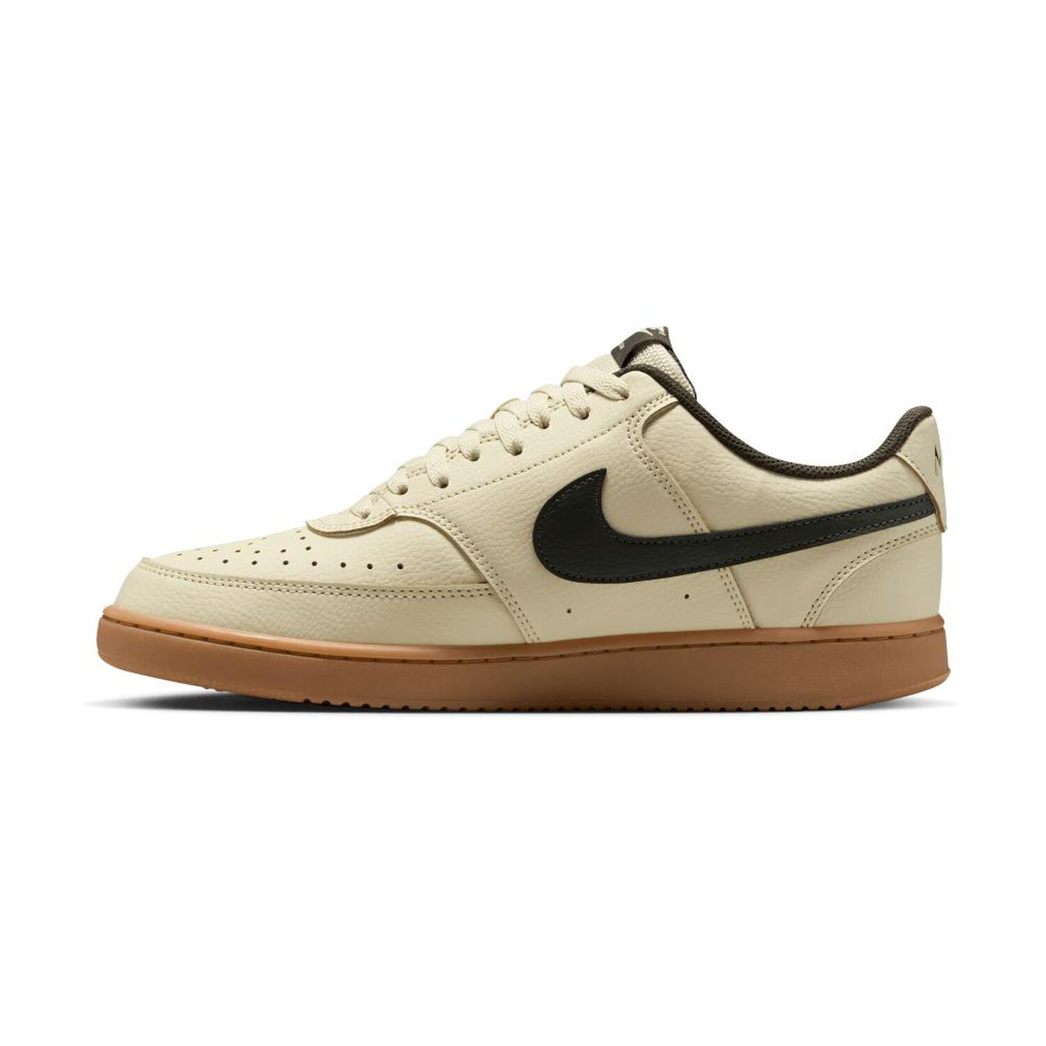Zapatilla Urbana Hombre Nike Court Vision Low Light Khaki Gum image number 3.0