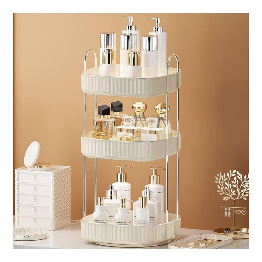 Organizador De Maquillaje 3 Niveles Giratorio 360 image number 4.0