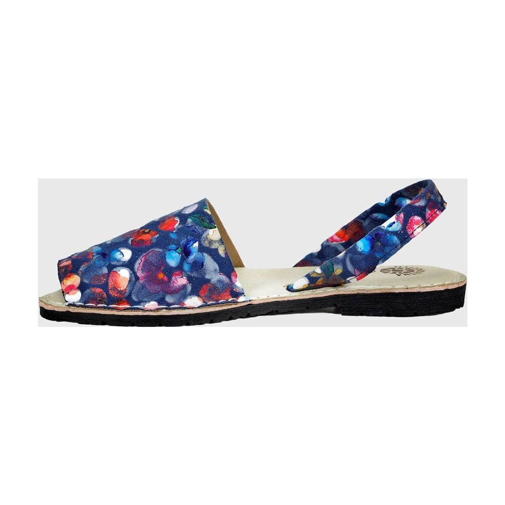 Sandalia Cuero Jistice Azul image number 1.0