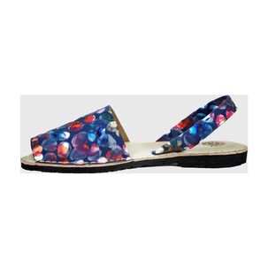 Sandalia Cuero Jistice Azul