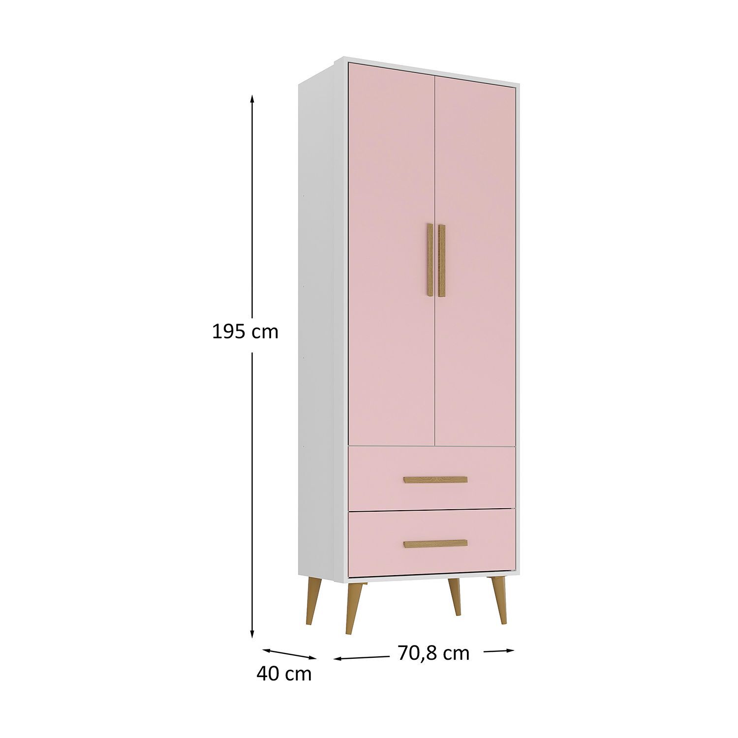 Cl&oacute;set Di Poretti Design Encanto / 2 Puertas / 2 Cajones image number 2.0