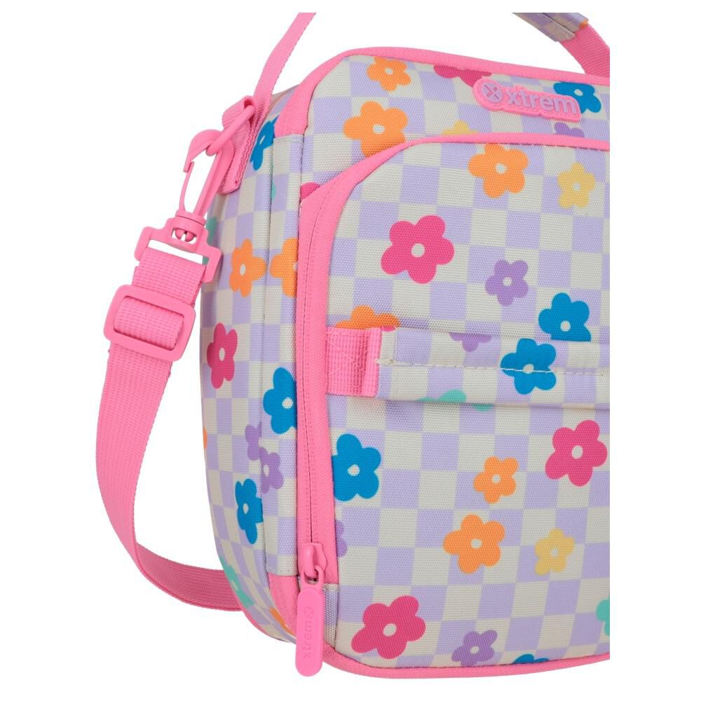 Lonchera T&eacute;rmica Xtrem Lunch-pack 6xt Flores Rosado image number 6.0
