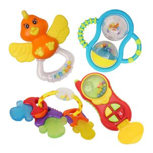 Juego De 4 Sonajeros Musicales Multicolores