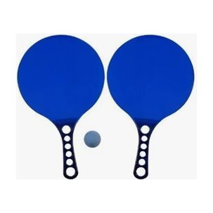 Paletas De Playa Acrilicas 2 Paletas + 1 Pelota + Estuche Azul