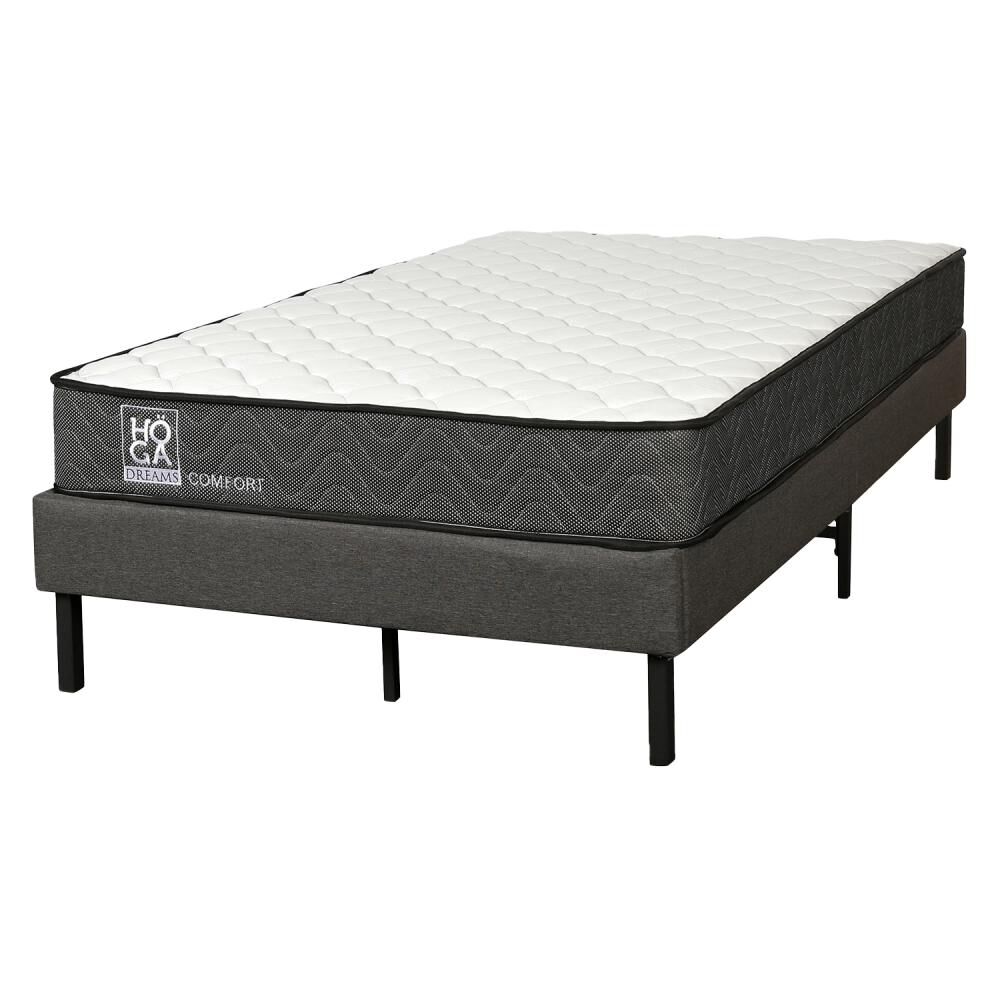 Cama Europea Hoga Koppla Comfort 21 / 1.5 Plazas / Base Normal image number 1.0