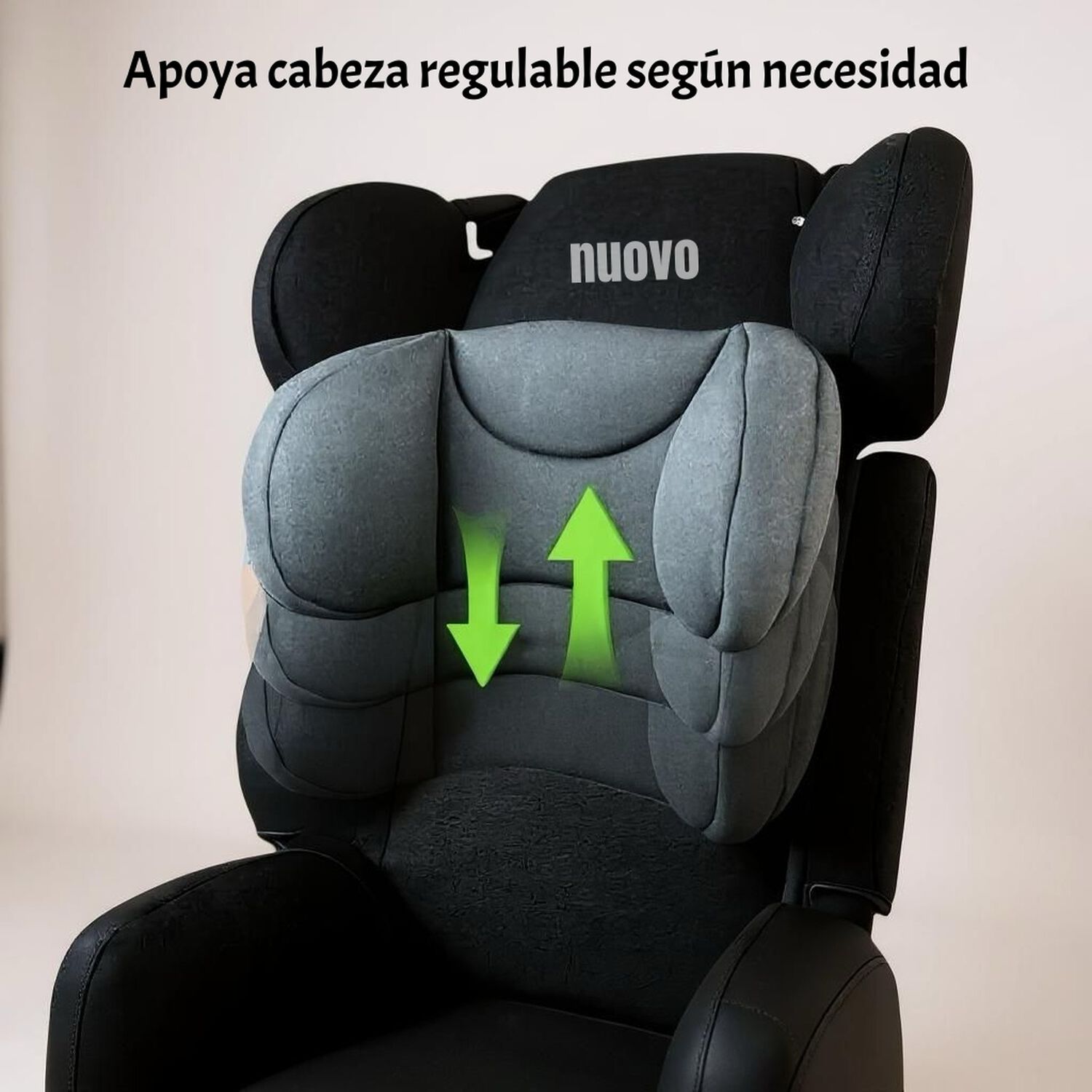 Silla De Auto Butaca 9-36kg 12 A&ntilde;os Gris Ra-e Lubabycas image number 6.0