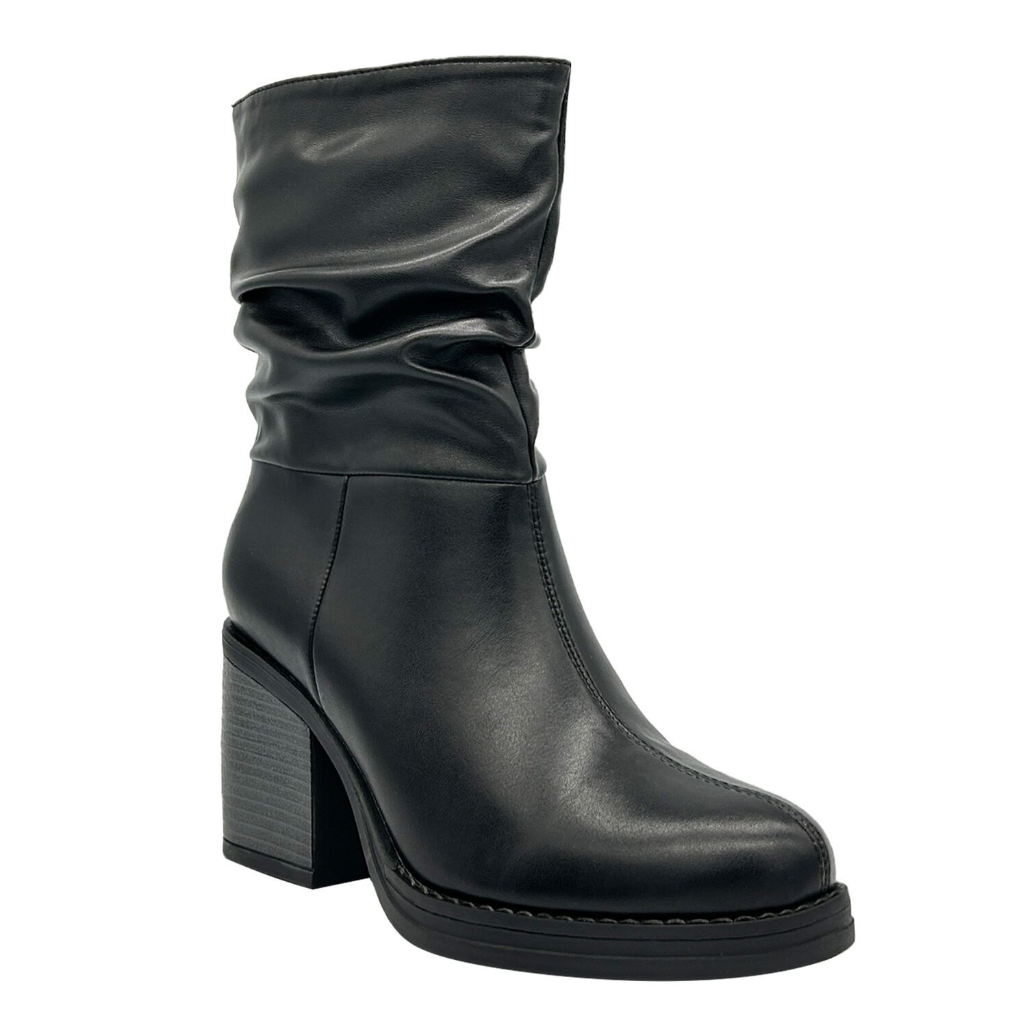Bota Para Mujer, Negro, Media Pantorrilla Danicolle image number 0.0
