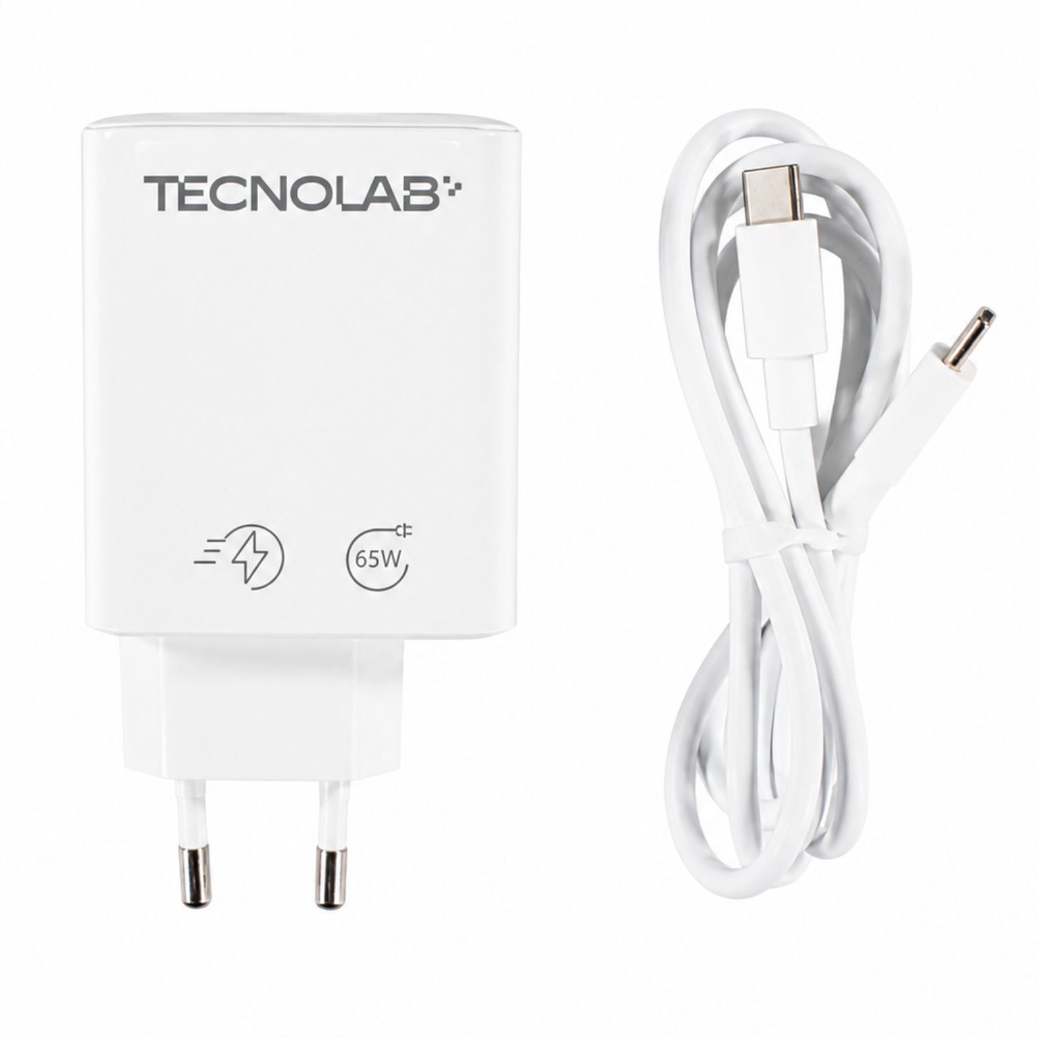 Cargador Gan 65w Pd Qc3.0 Usb-c Cable Sec Blanco - Ps image number 0.0