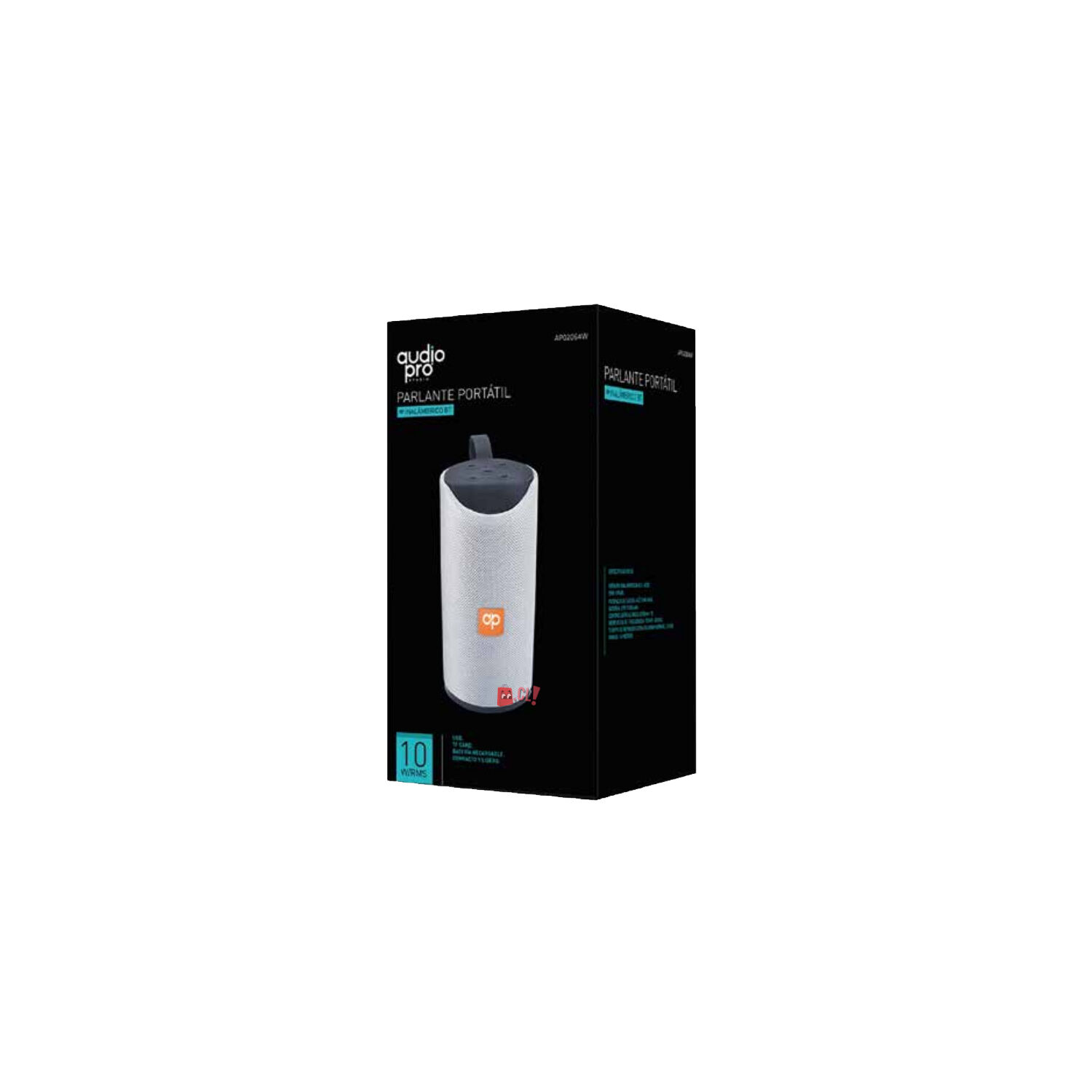 Parlante Bluetooth 5.0 + Edr Port&aacute;til 10w Rms Blanco - Ps image number 1.0