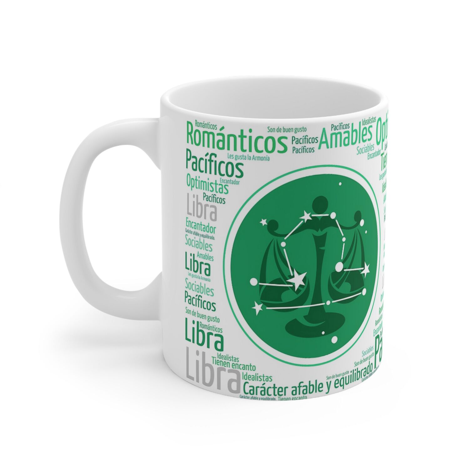 Taza Signo Zodiacal Libra - Cer&aacute;mica Hor&oacute;scopo Astrolog&iacute;a Regalo image number 0.0