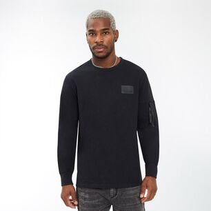 Polera Regular Manga Larga Cuello Redondo Hombre Rolly Go