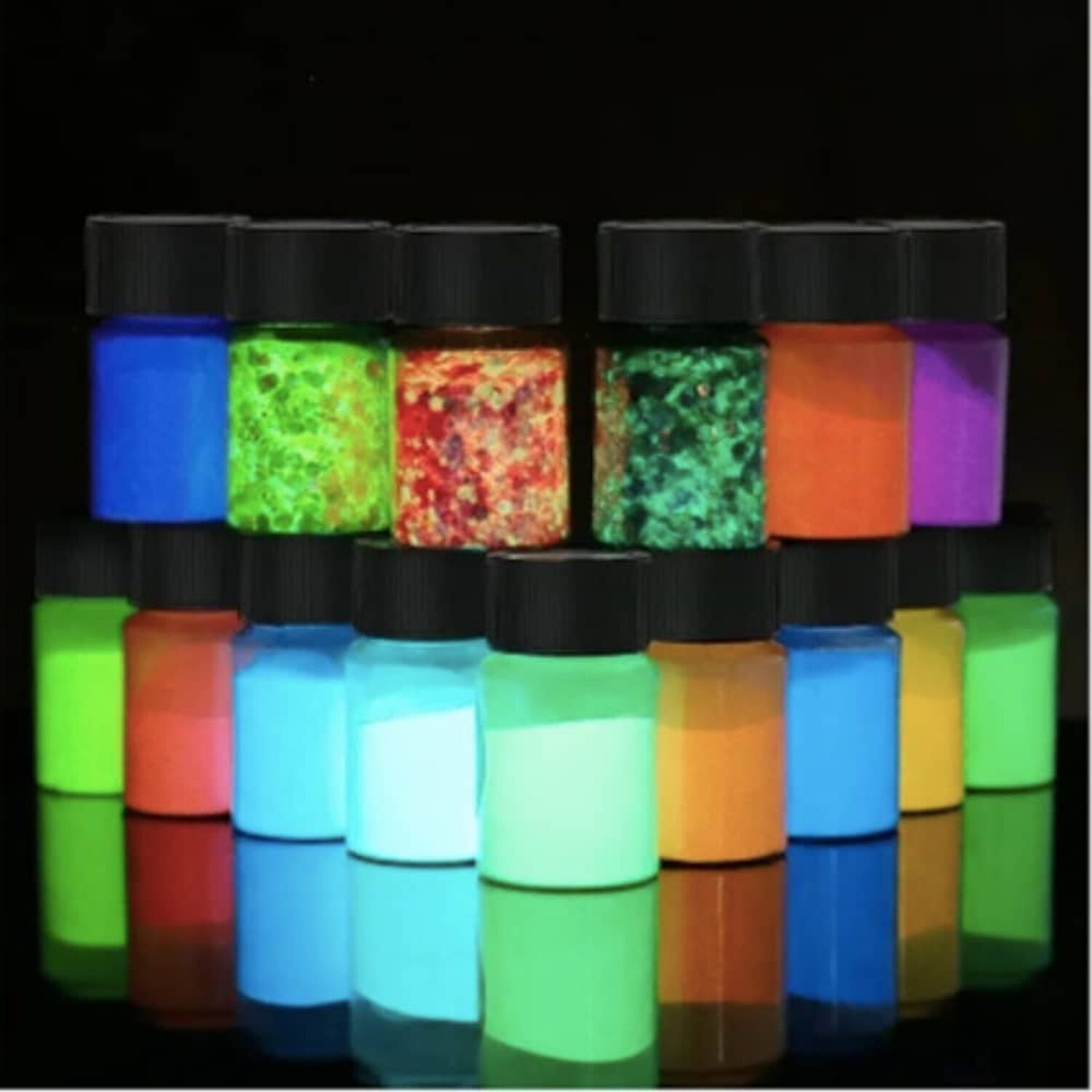 Pigmento Polvo Resina Uv Glitter Fluorescente image number 1.0