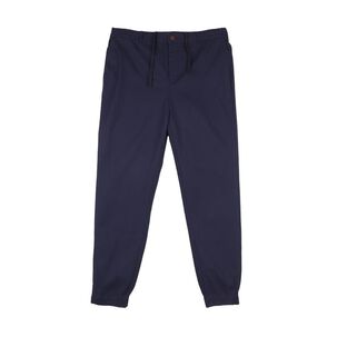 Pantalón Liso Tiro Medio Slim Fit Hombre Az Black