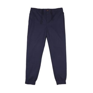Pantal&oacute;n Liso Tiro Medio Slim Fit Hombre Az Black