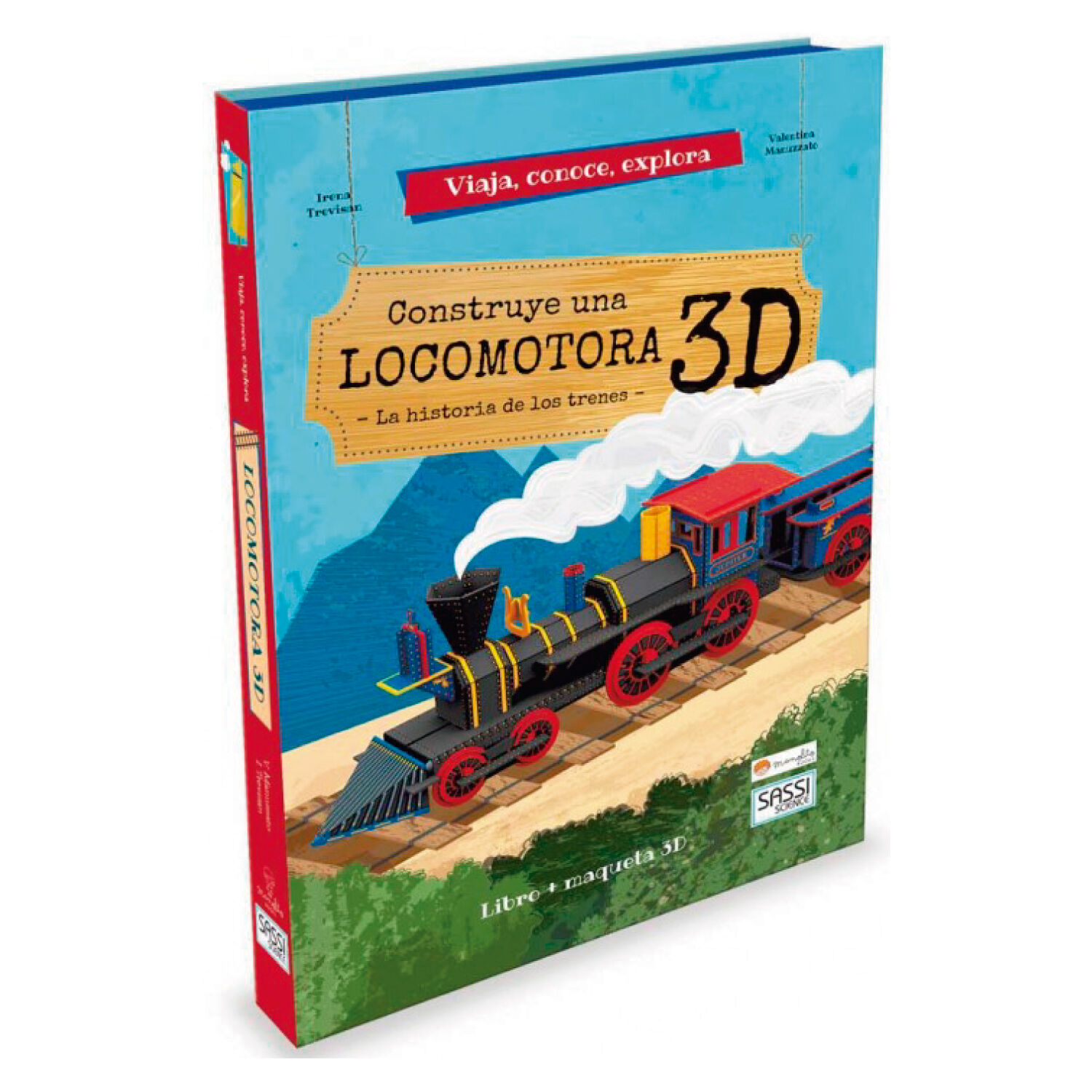 Libro Mas Maqueta Construye Una Locomotora 3d image number 0.0