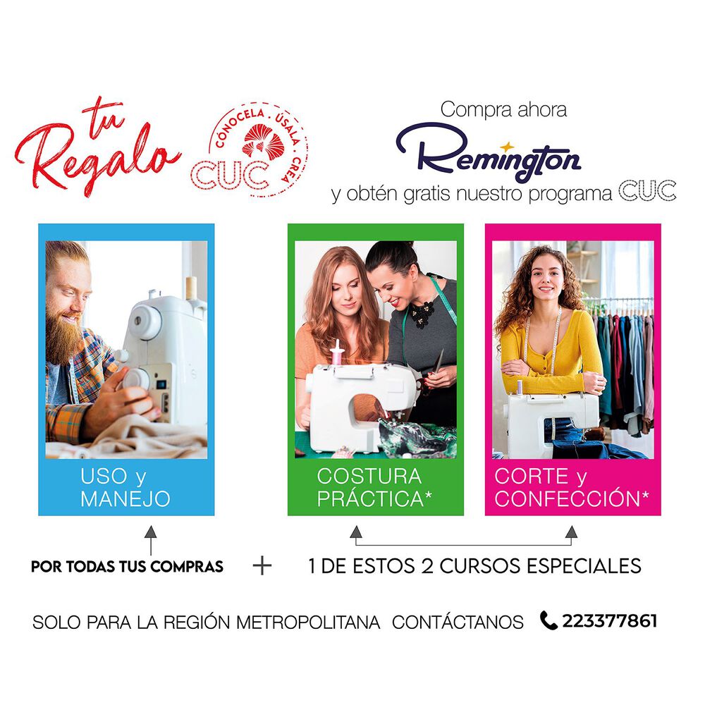Máquina De Coser Computarizada Remington R7300 image number 1.0