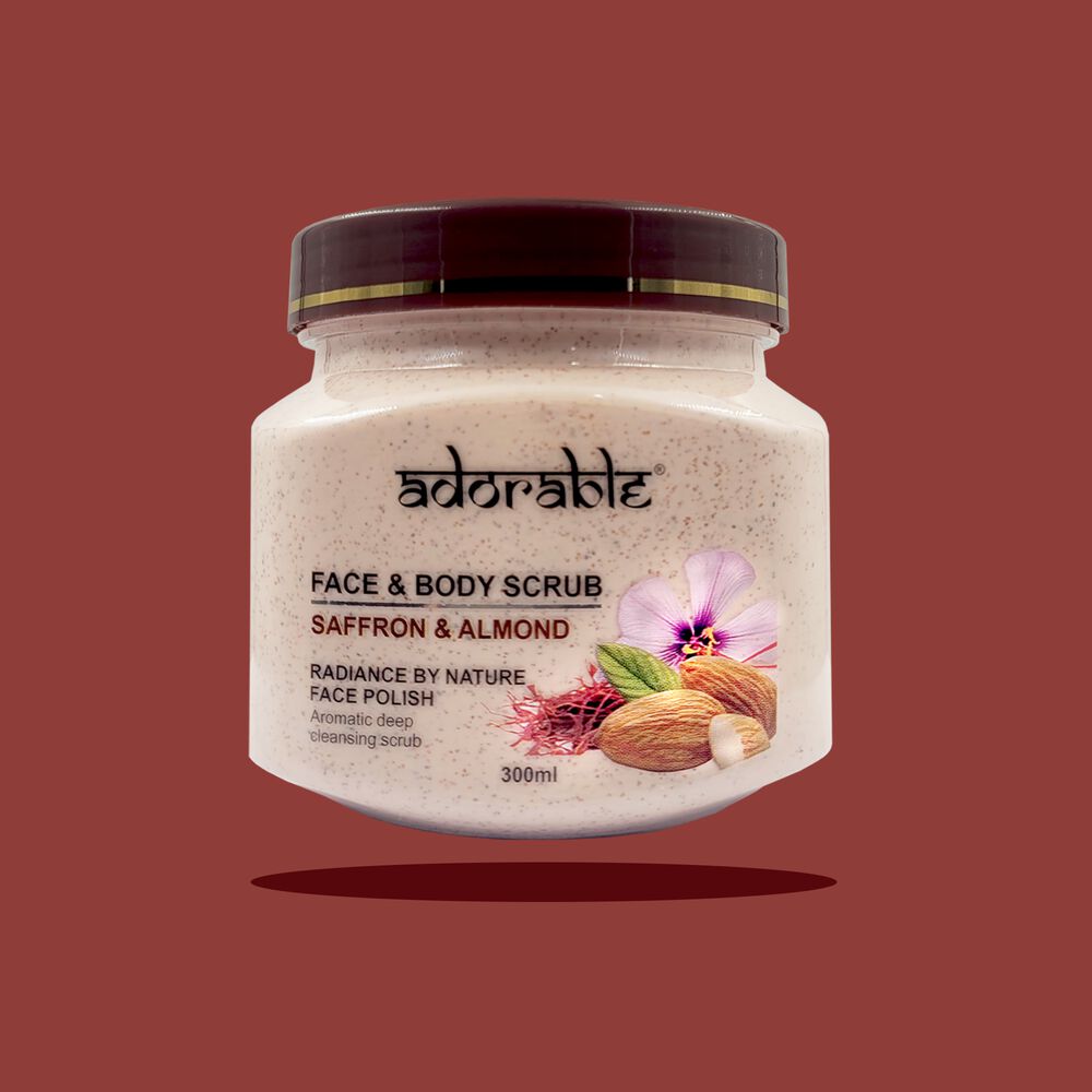 Adorable Exfoliante Cuerpo Y Rostro Azafrán-almendra 300 Ml image number 1.0