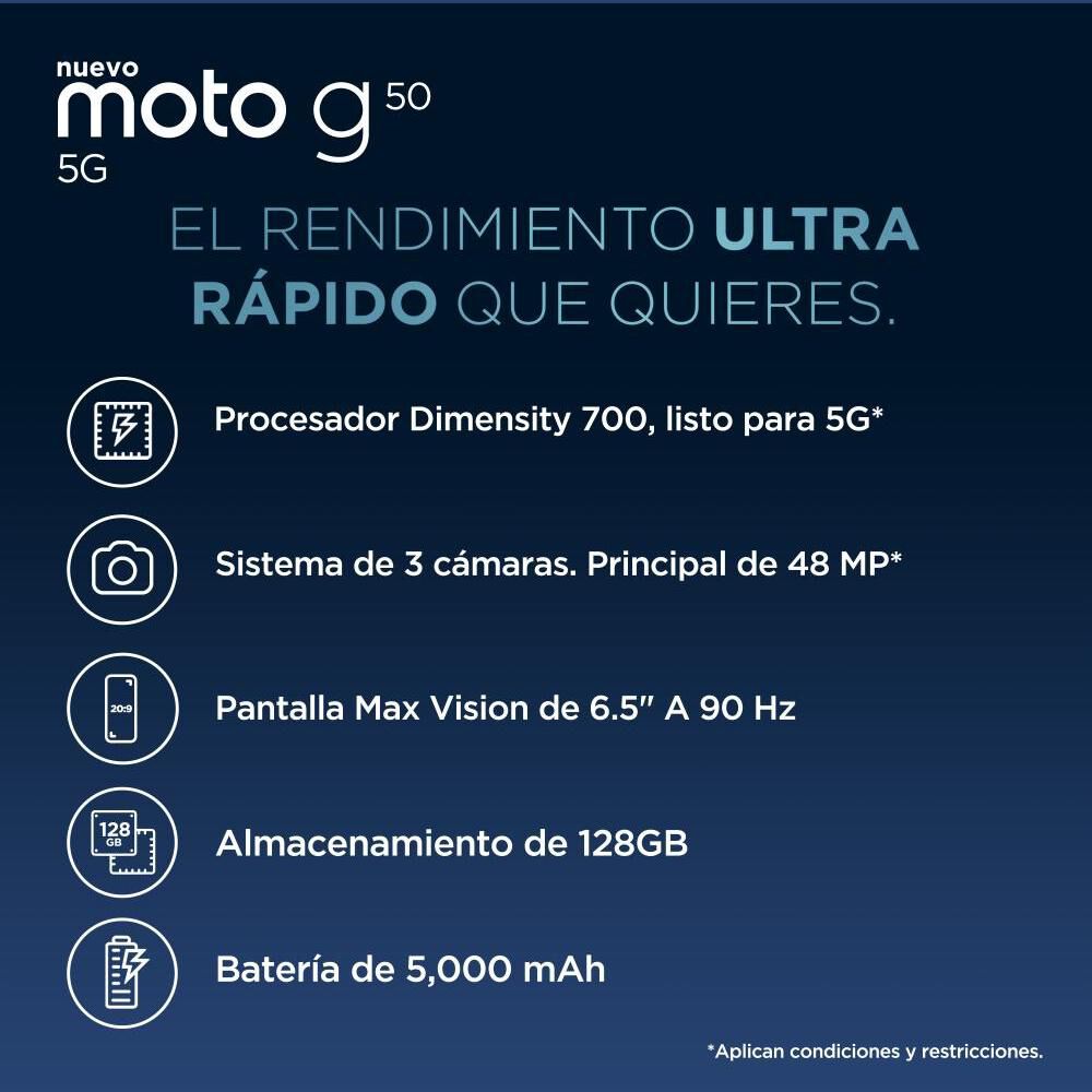 Smartphone Motorola Moto G50 / 5G / 128 GB / Liberado image number 2.0
