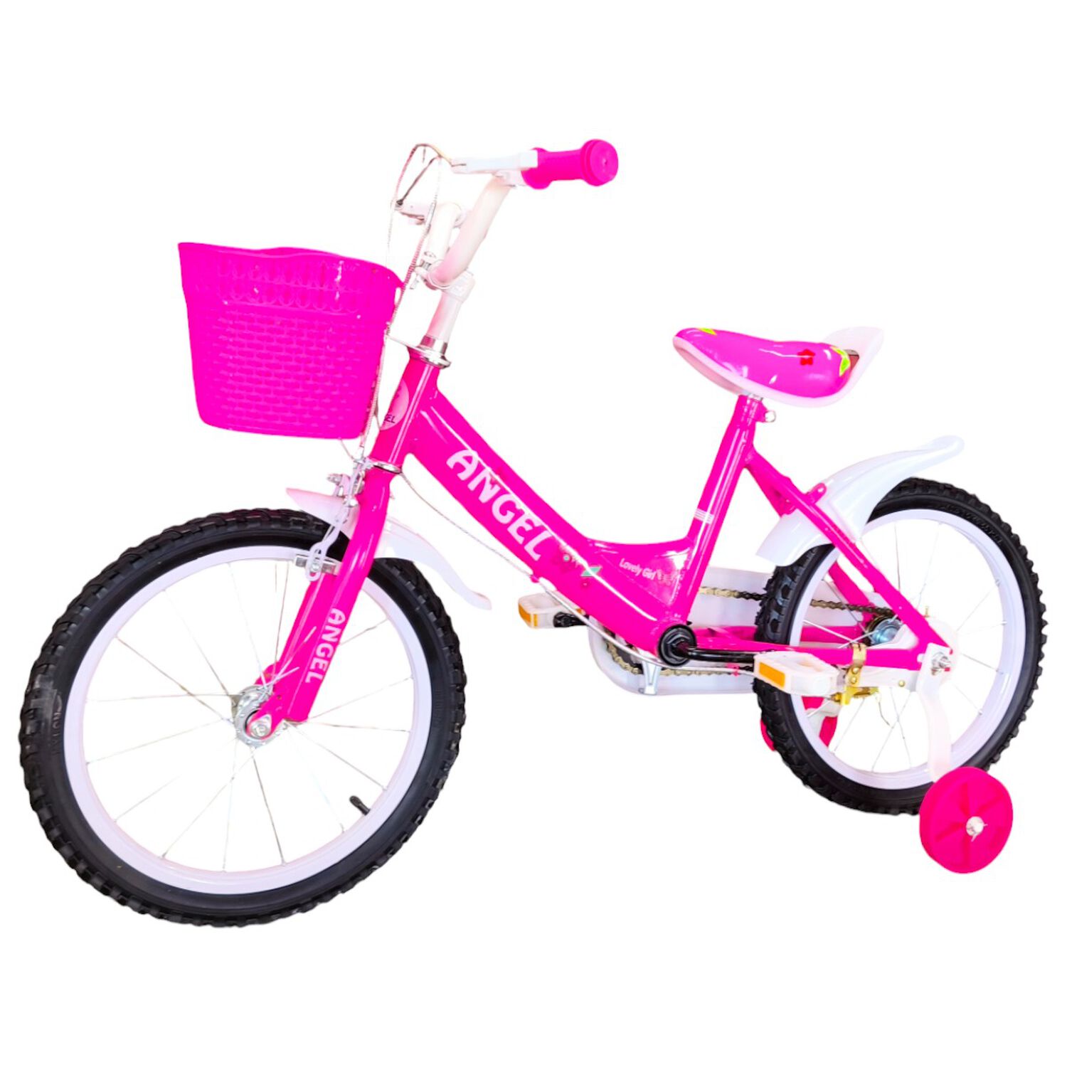 Bicicleta Aro 16 Infantil Rosado Angel image number 2.0