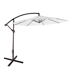 Quitasol Lateral 3m Con Brazo Sombrilla Exterior Ajustable