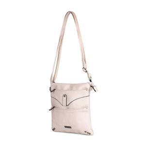 Cartera Bandolera Felicia Blanca Invierno Anabella Sachi