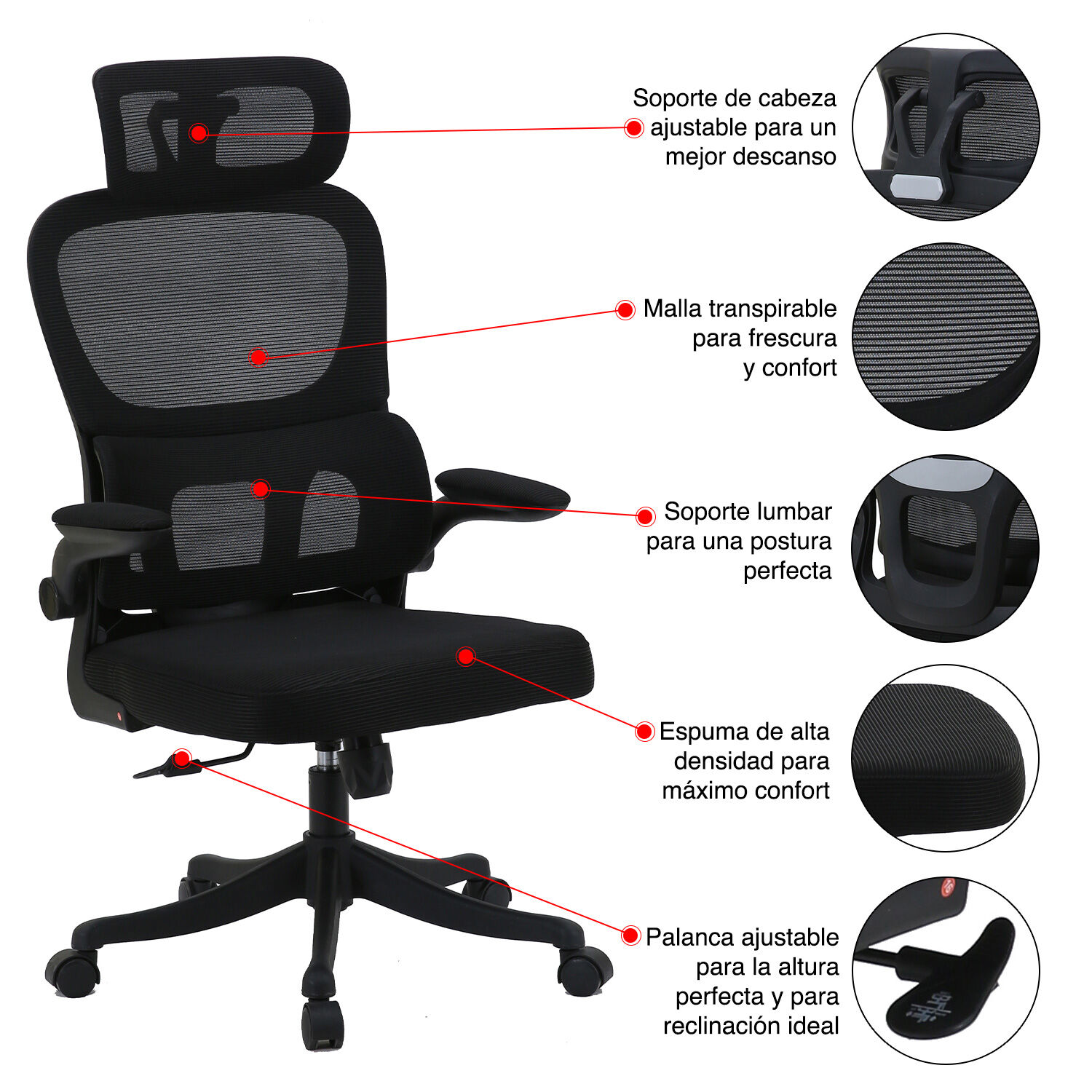 Silla Escritorio Active Pro image number 2.0