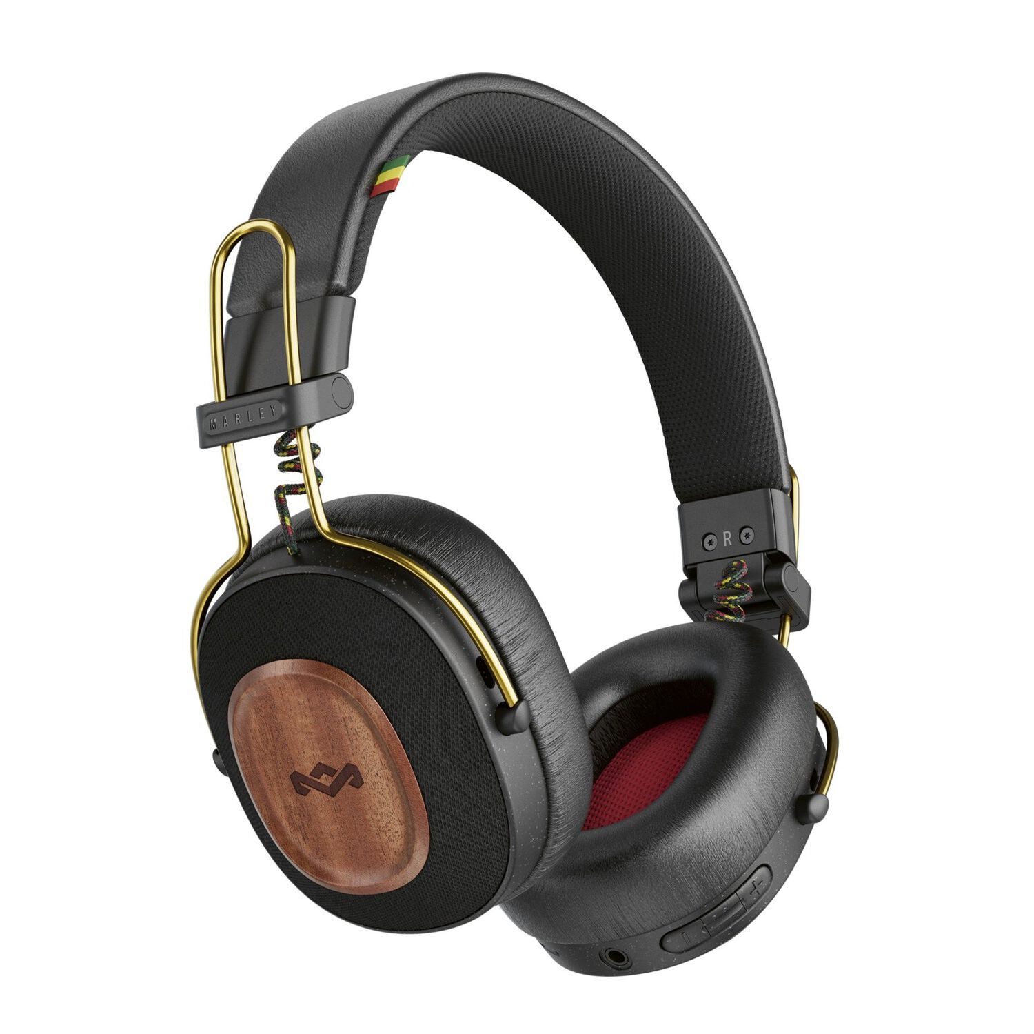 Aud&iacute;fonos Bluetooth Positive Vibration Riddim Rasta Marley image number 0.0