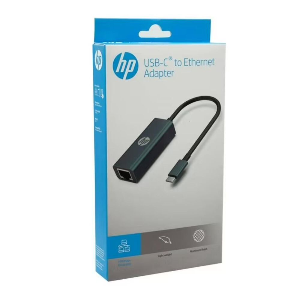 Adaptador De Red Rj45 Usb C Negro Ethernet Hp image number 4.0