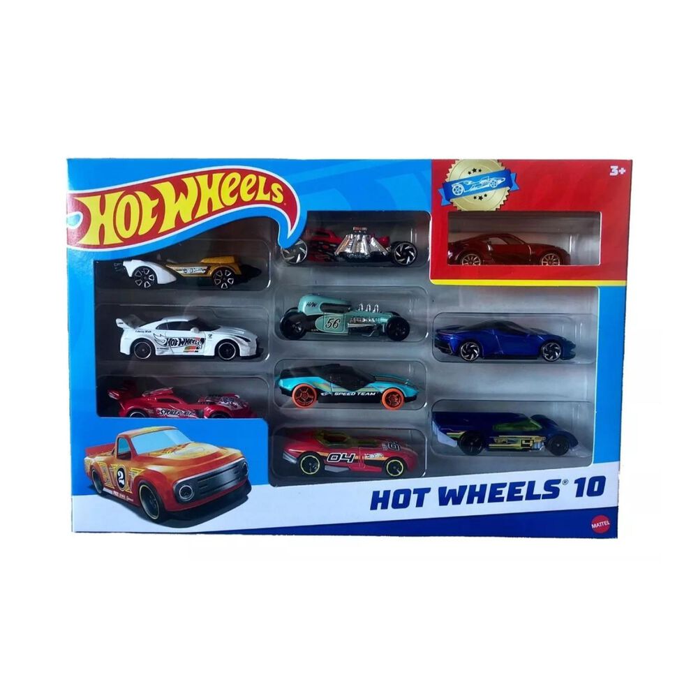 Juguete Figuras Hot Wheels 10 Piezas Coleccionables Infantil image number 1.0