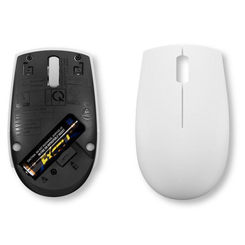 Mouse Lenovo 300 Wireless Compact - Cloud Grey image number 3.0