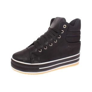 Zapatilla Ca&ntilde;a Negro V&iacute;a Franca Art. 5a2black