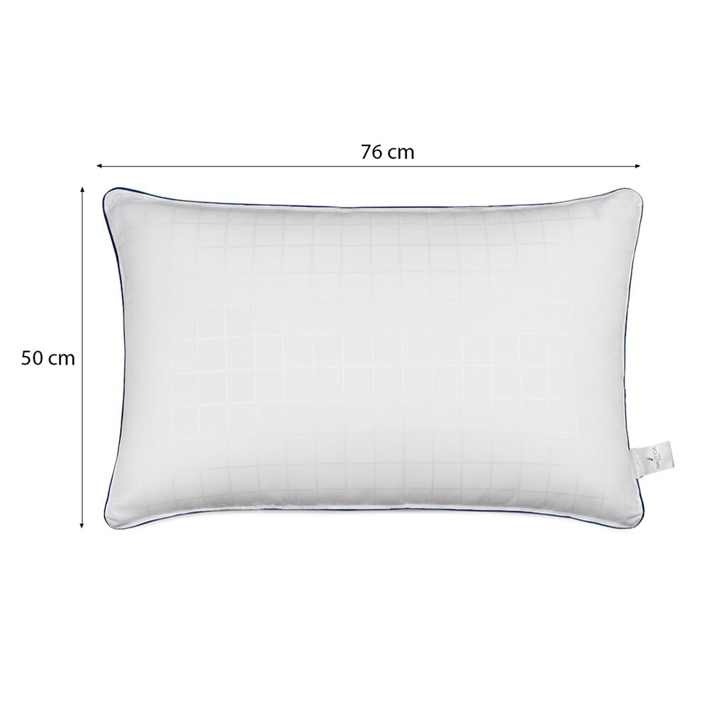 Almohada Nautica Home Queen 50x76cm Hipoalerg&eacute;nica - Sensaci&oacute;n Media image number 2.0