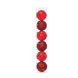 Esferas De Navidad Casaideal 6 Piezas