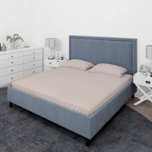 Juego De S&aacute;banas Nautica 4 Piezas Microfibra King Caf&eacute;