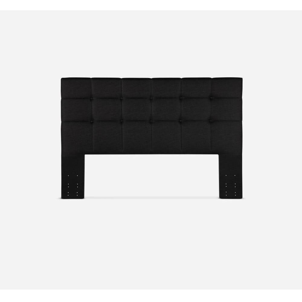 Cama Europea Rosen Tempo / King / Base Dividida + Respaldo Issey Grafito image number 4.0