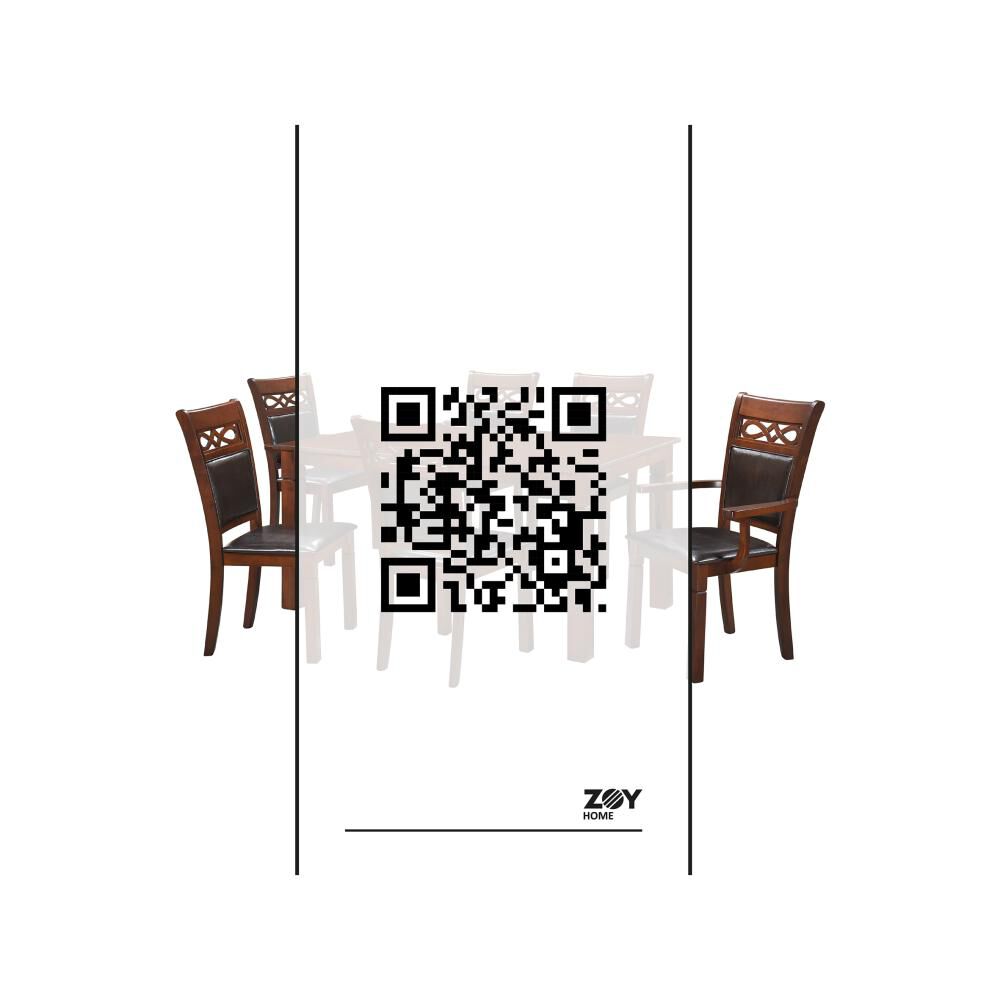 Juego De Comedor Zoy Home Capri / 4 Sillas / 2 Sitiales image number 12.0