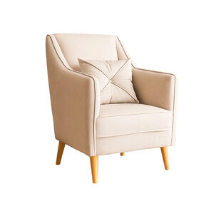 Poltrona Aria Felpa Beige