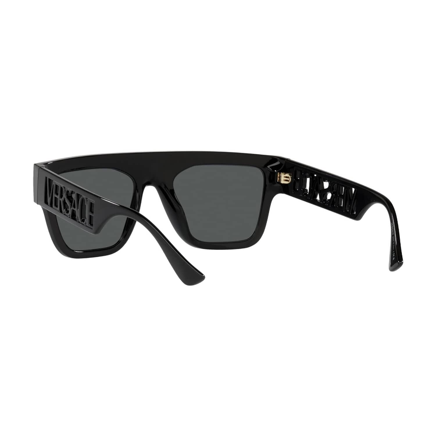 Lentes De Sol 90s Vintage Logo Negro Versace image number 5.0