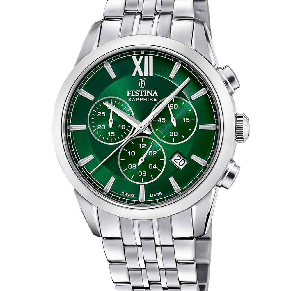 Reloj F20040/3 Festina Swiss Verde Mujer Chrono image number 0.0