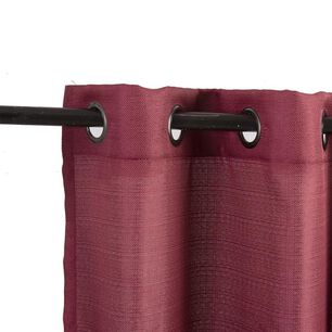 Set Cortina Jqd Rustica 8pzas Argolla 140x220 Burd