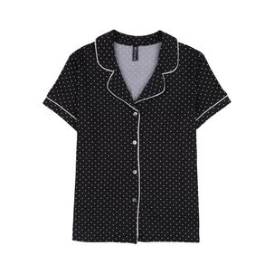 Pijama Camisero Estampado Manga Corta Mujer Geeps