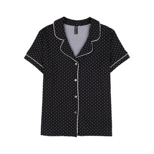 Pijama Camisero Estampado Manga Corta Mujer Geeps