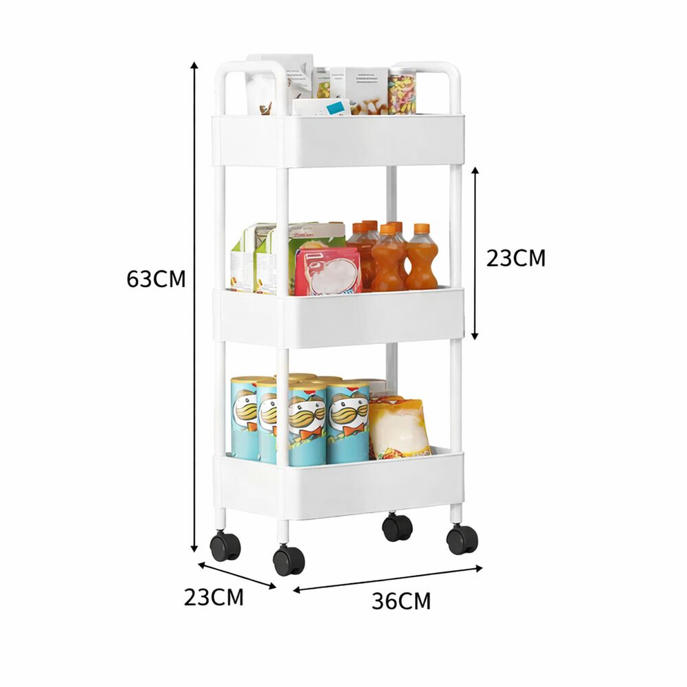 Carro Carrito Organizador Multiuso 3 Niveles Almacenamiento image number 5.0