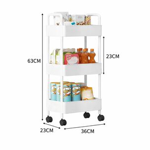 Carro Carrito Organizador Multiuso 3 Niveles Almacenamiento
